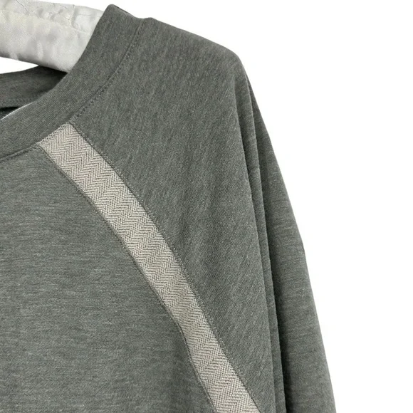 NEW Prana Ashy Gray Rosie Sweatshirt Dress Long Sleeves Banded Hem Size Small - Picture 5 of 6